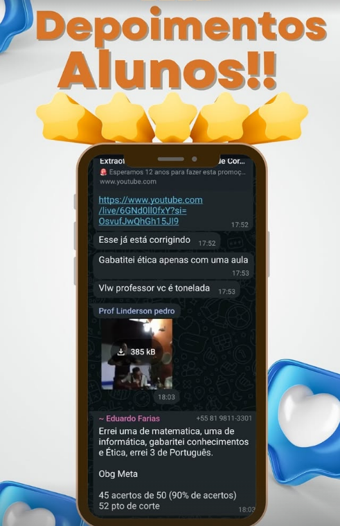 Print da conversa no WhatsApp com o depoimento de Larissa.